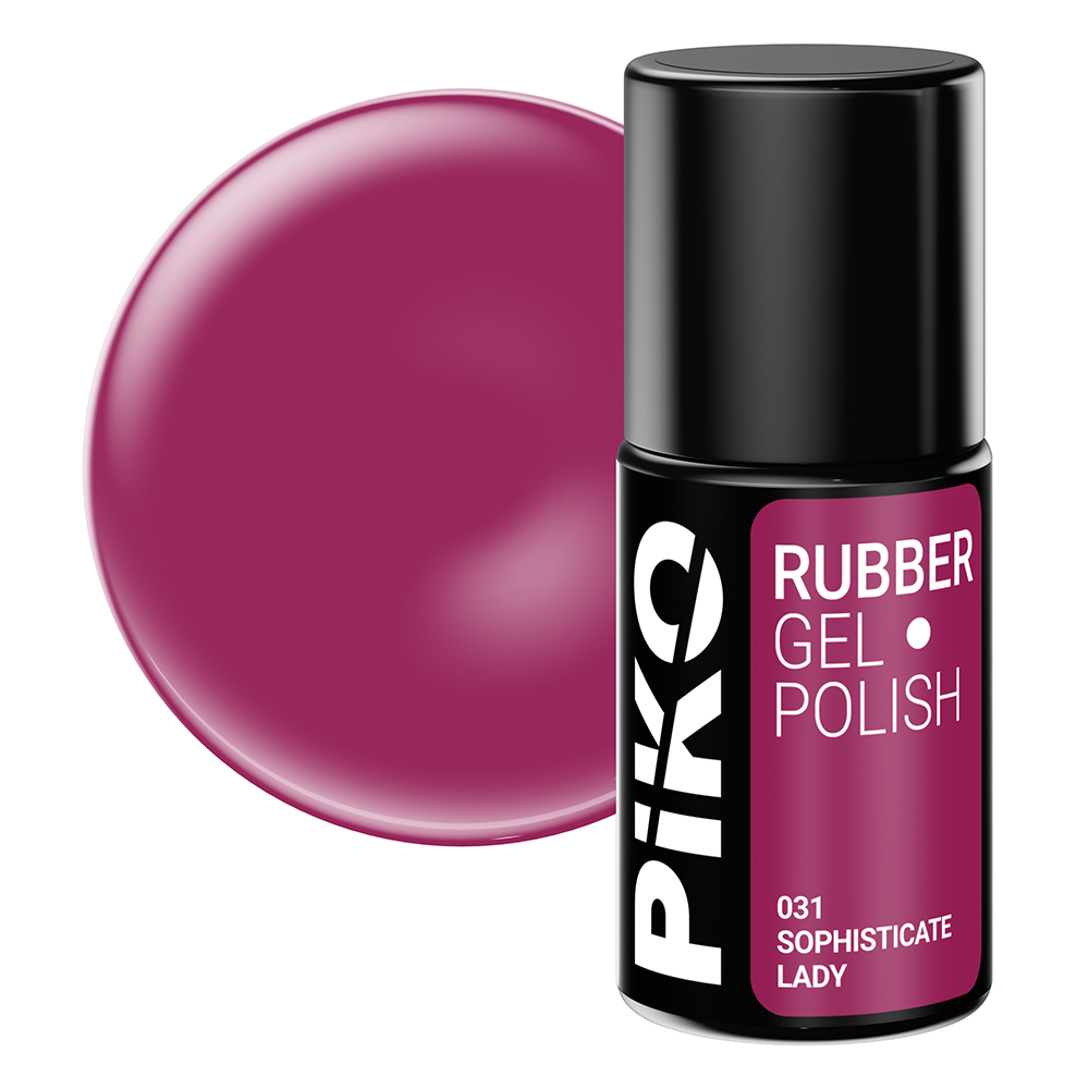 Oja semipermanenta Piko, Rubber, 7ml, 031 Sophisticate Lady lila-rossa.ro imagine noua 2022