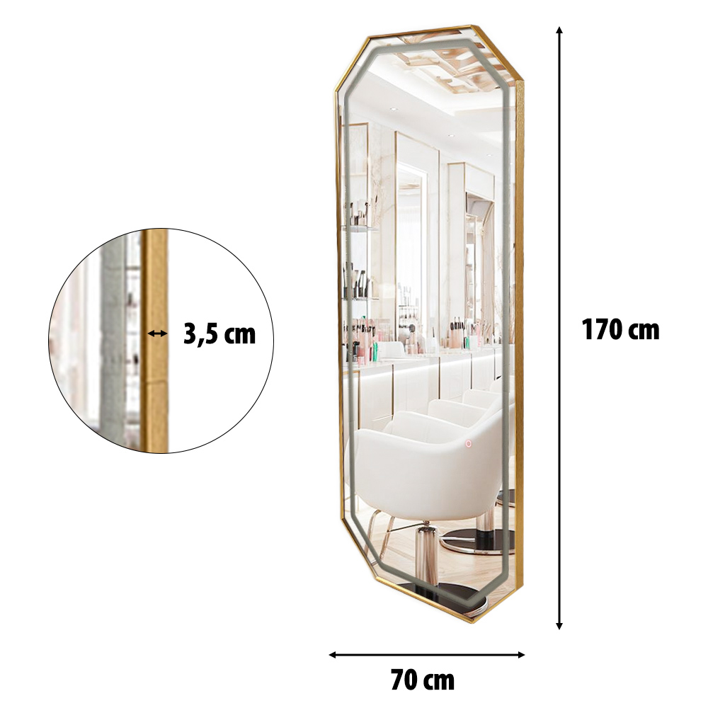 Oglinda salon coafor Yoshimoto JC04, [5],https:lilarossa.ro