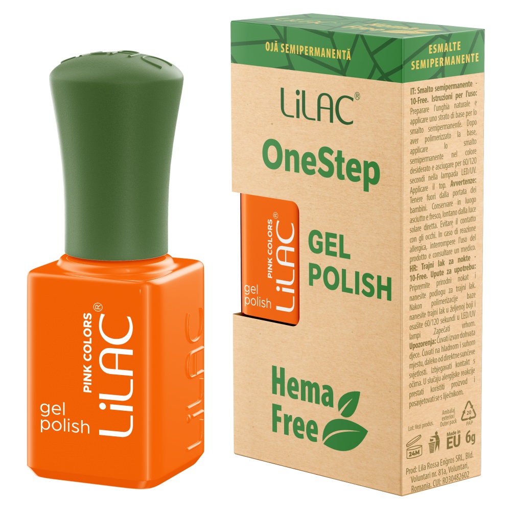 Oja semipermanenta Lilac OneStep Hema Free Neon 041