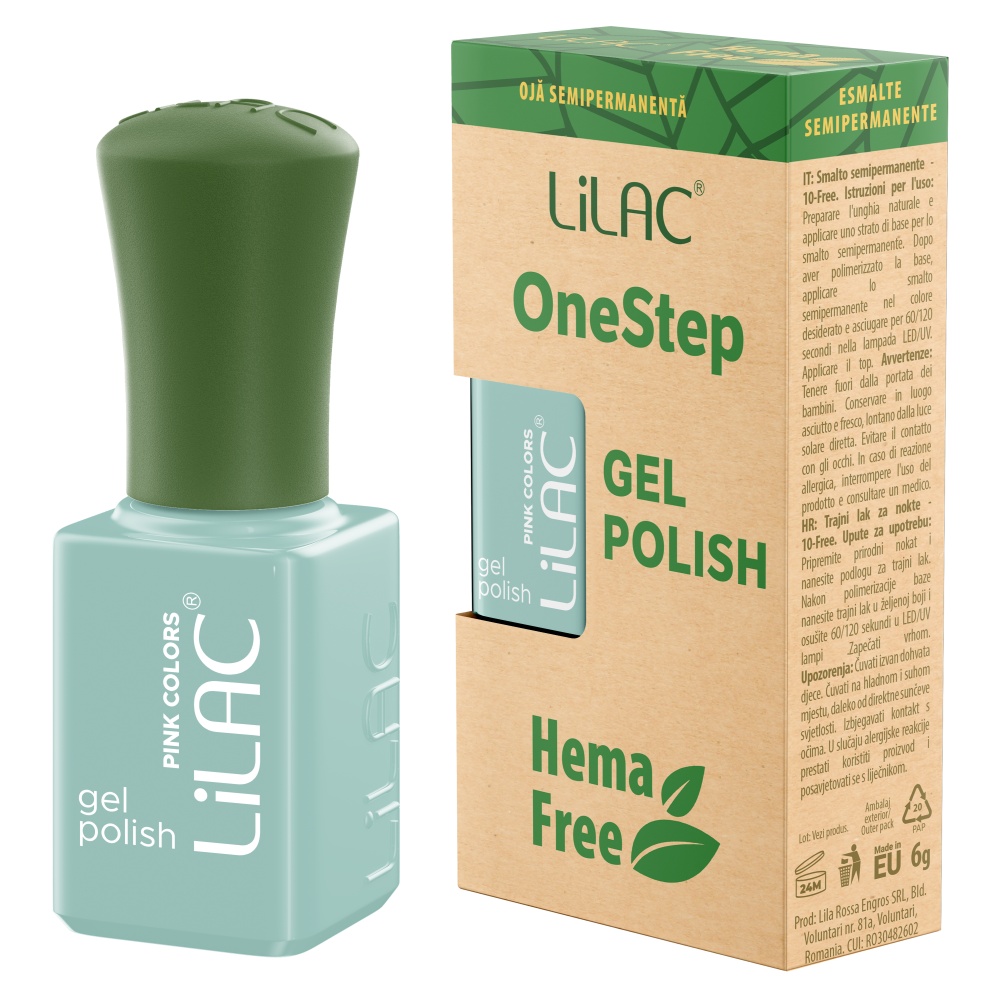 Oja semipermanenta Lilac OneStep Hema Free Pastel 032