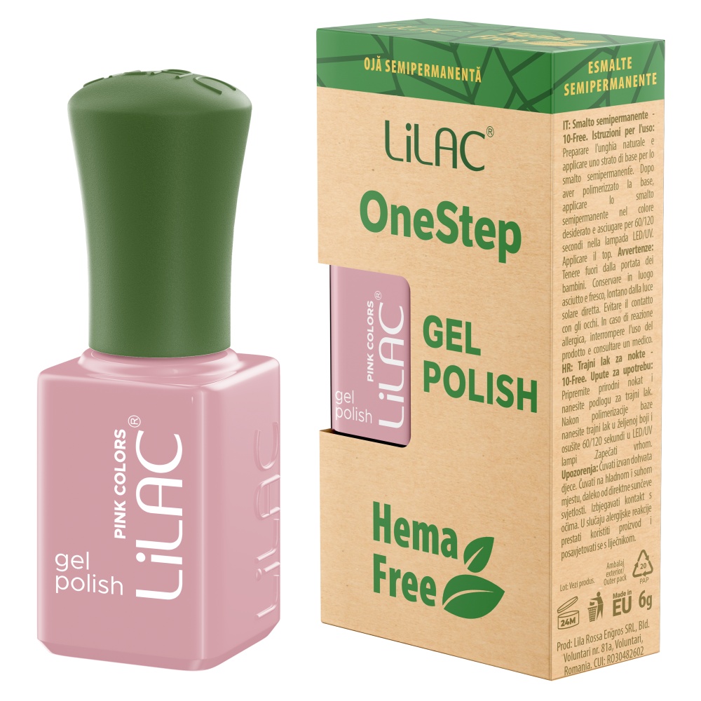 Oja semipermanenta Lilac OneStep Hema Free Pastel 039 lila-rossa.ro imagine noua 2022