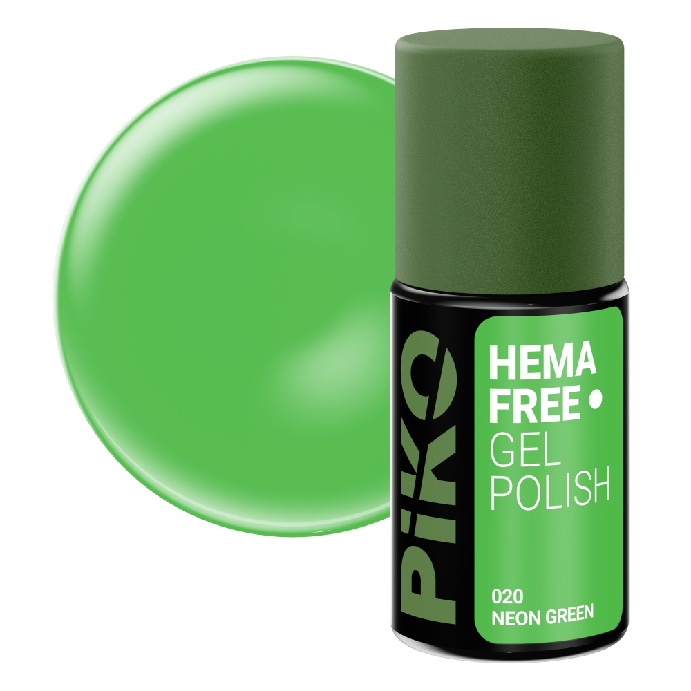 Oja semipermanenta Piko Hema Free 020 Neon Green