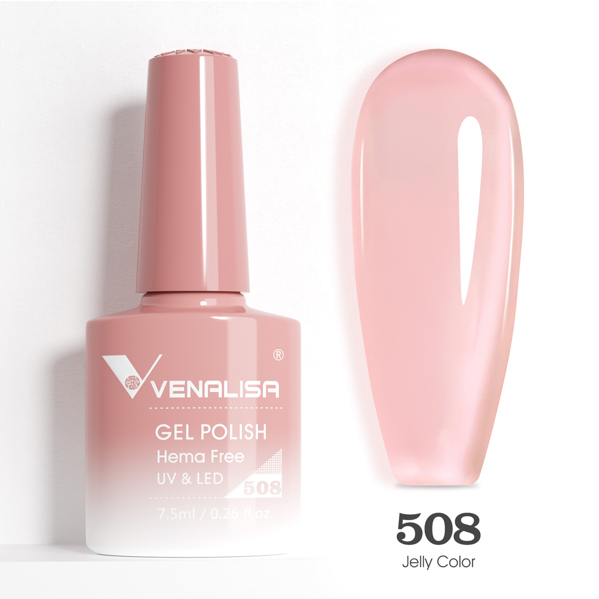 Oja semipermanenta Venalisa VIP5 Hema-Free 7.5 ml 508