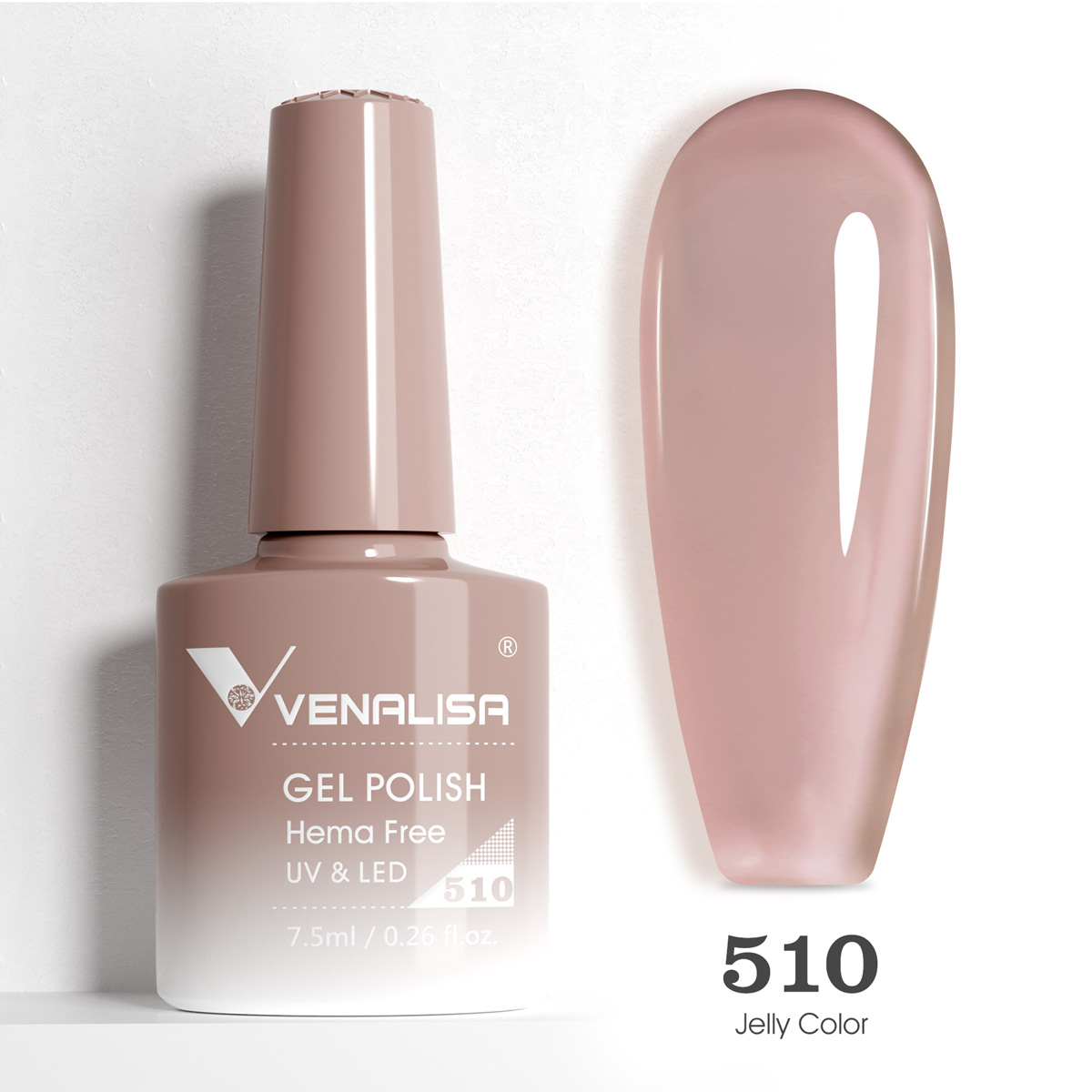 Oja semipermanenta Venalisa VIP5 Hema-Free 7.5 ml 510