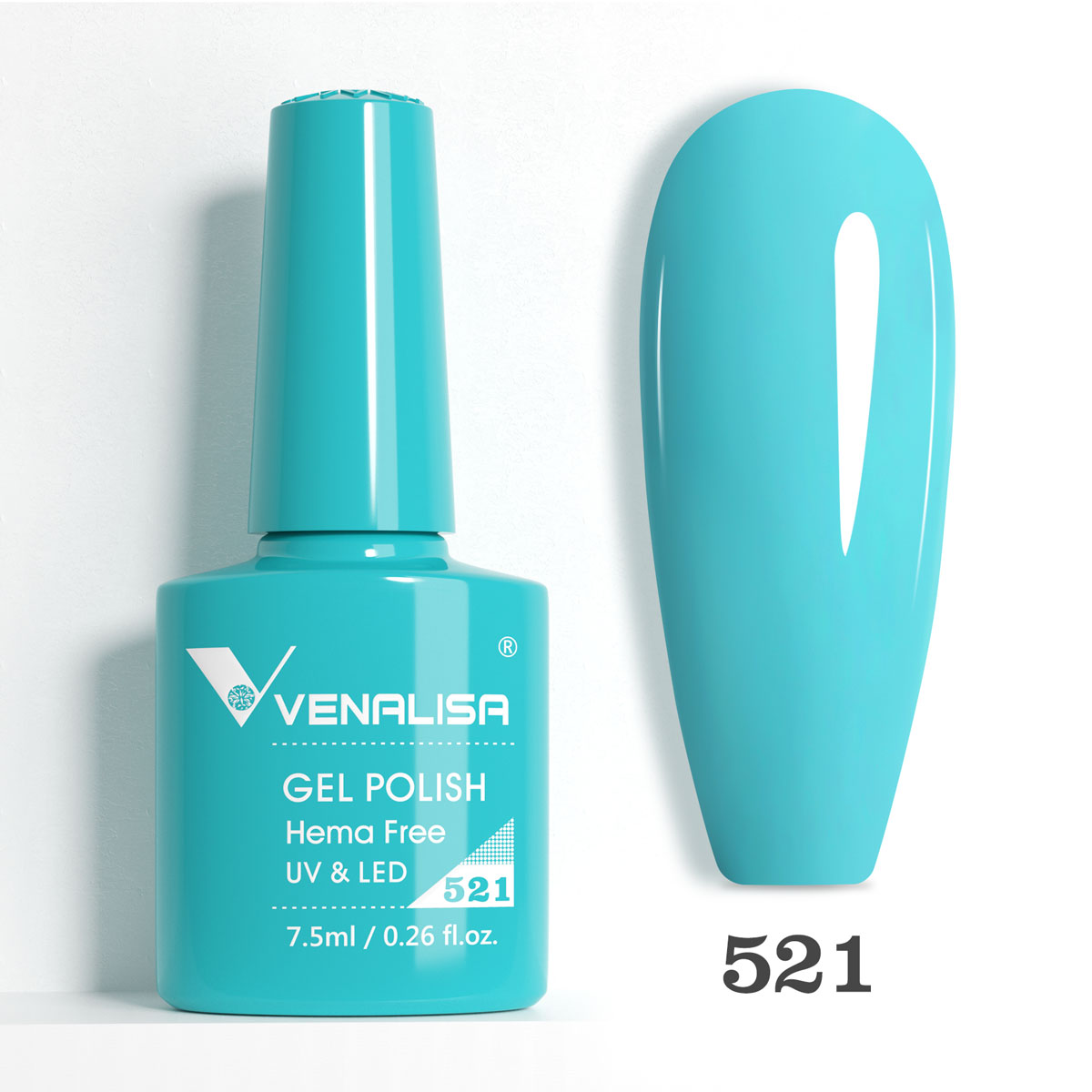 Oja semipermanenta Venalisa VIP5 Hema-Free 7.5 ml 521