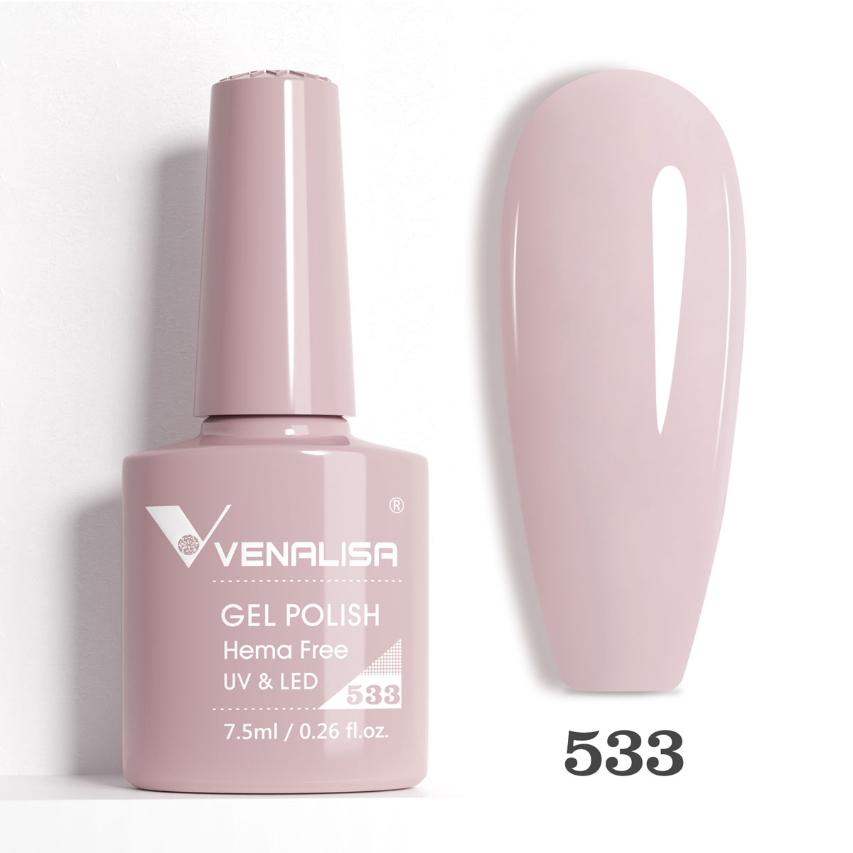 Oja semipermanenta Venalisa VIP5 Hema-Free 7.5 ml 533