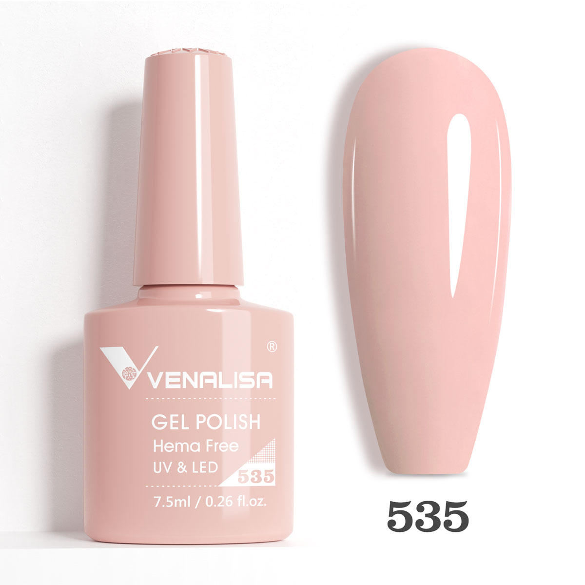 Oja semipermanenta Venalisa VIP5 Hema-Free 7.5 ml 535