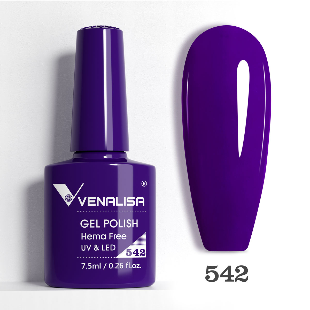 Oja semipermanenta Venalisa VIP5 Hema-Free 7.5 ml 542