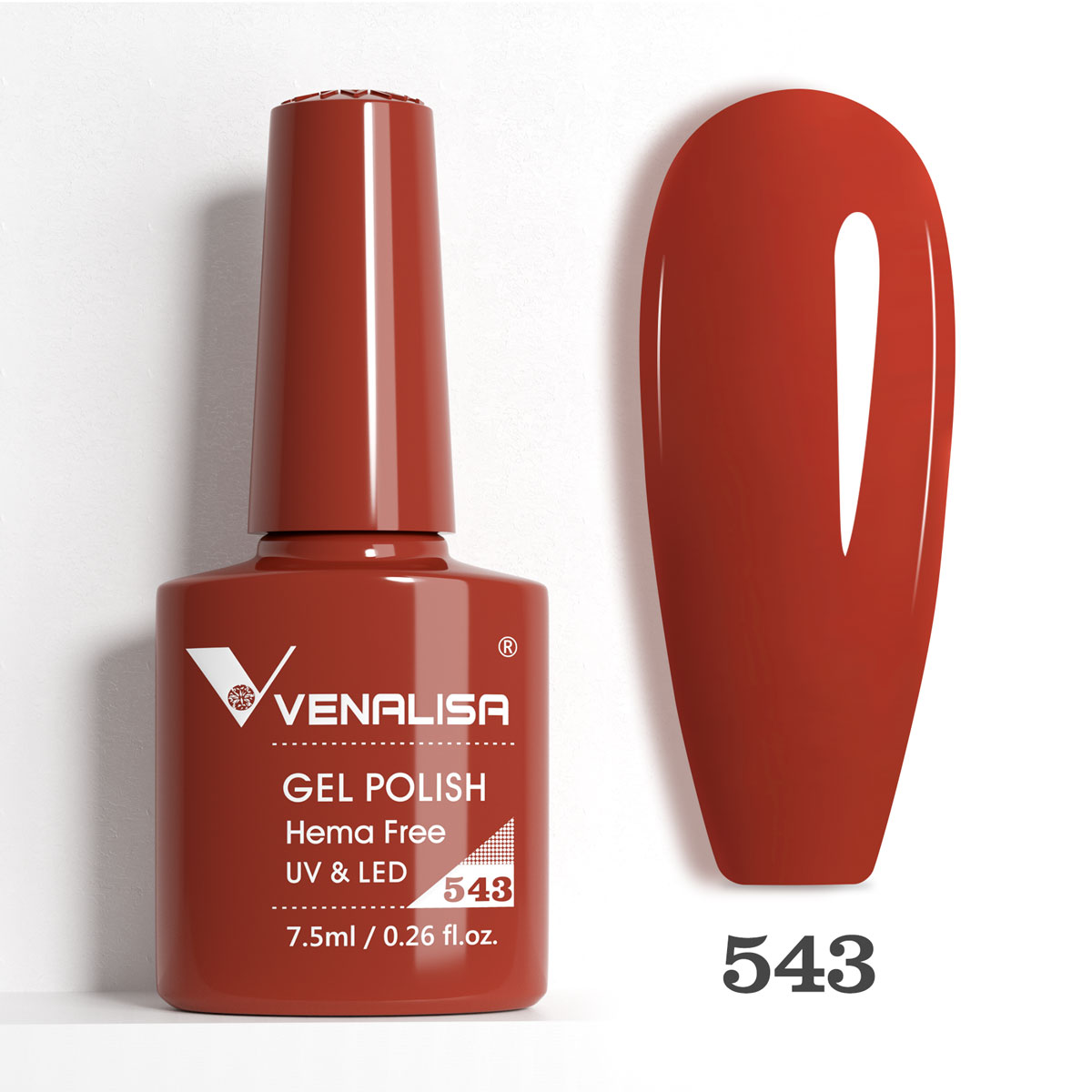 Oja semipermanenta Venalisa VIP5 Hema-Free 7.5 ml 543