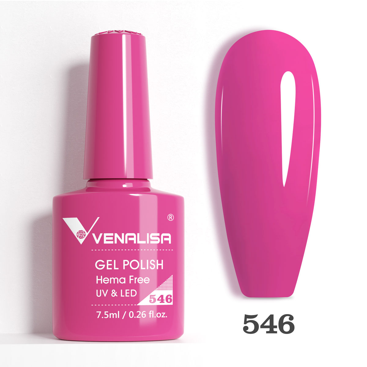 Oja semipermanenta Venalisa VIP5 Hema-Free 7.5 ml 546