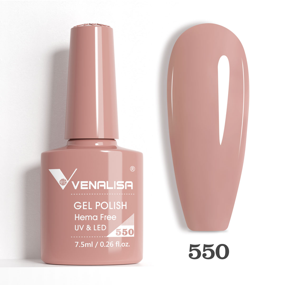 Oja semipermanenta Venalisa VIP5 Hema-Free 7.5 ml 550