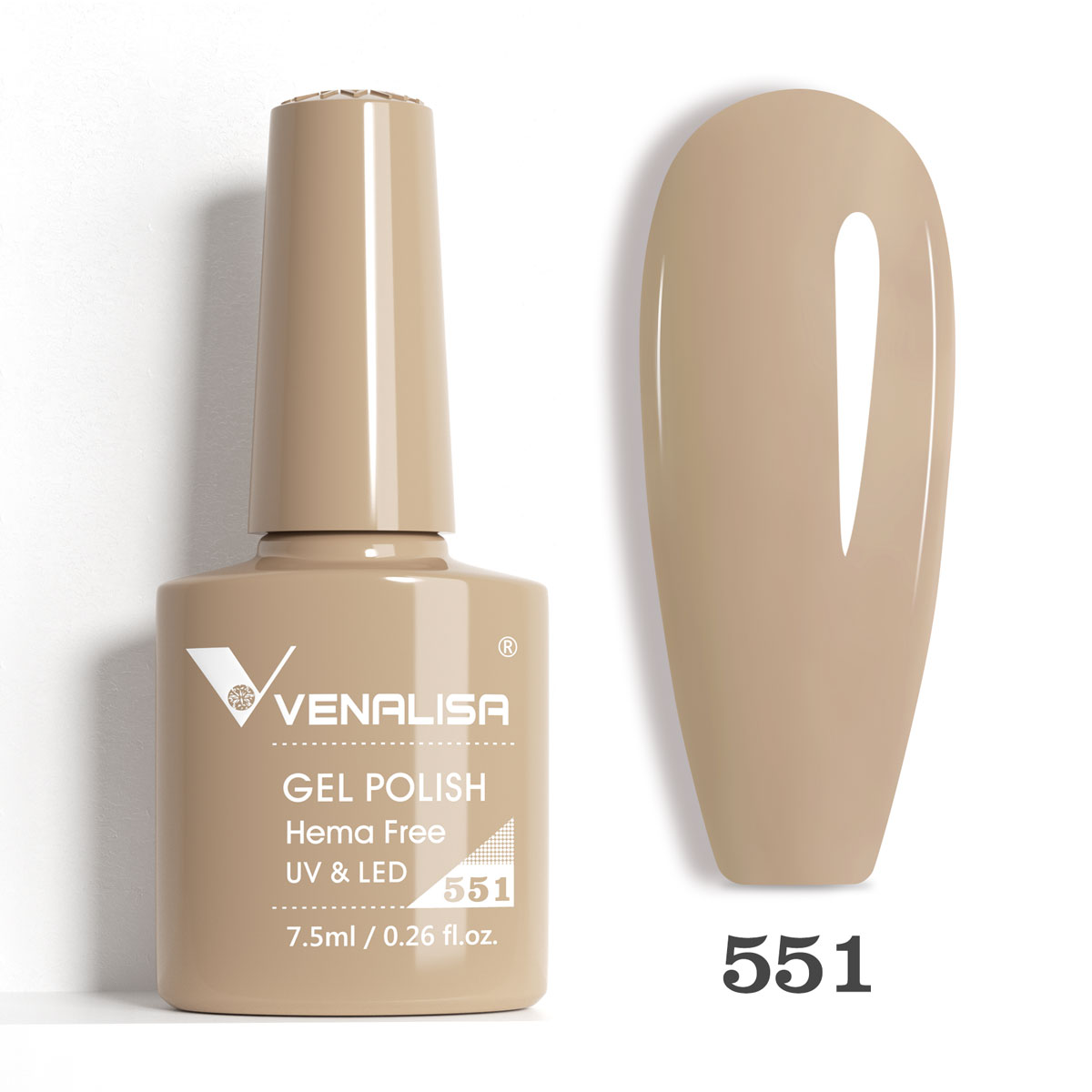 Oja semipermanenta Venalisa VIP5 Hema-Free 7.5 ml 551