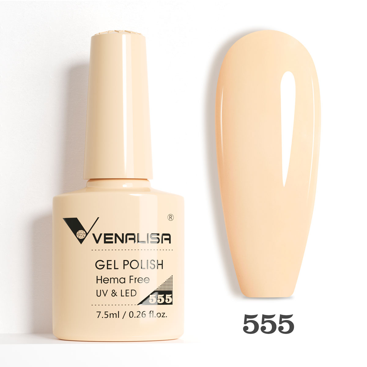 Oja semipermanenta Venalisa VIP5 Hema-Free 7.5 ml 555