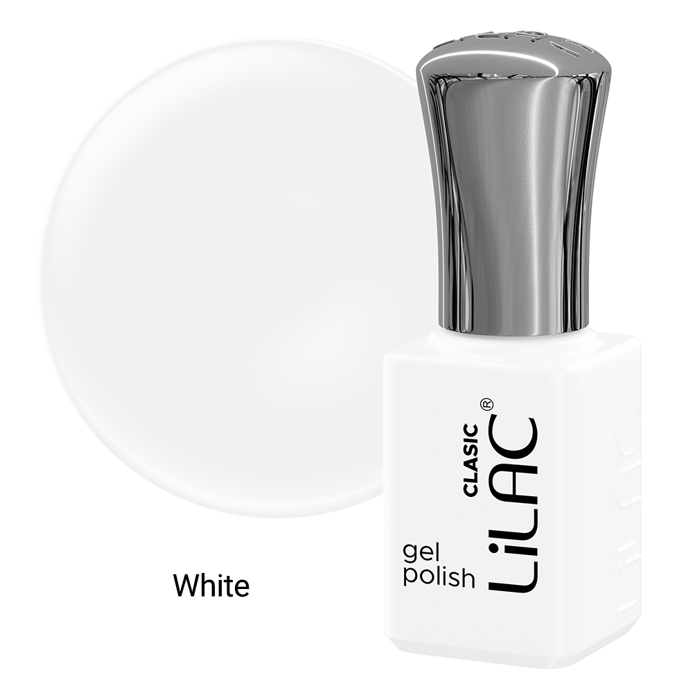 Oja semipermanenta Lilac, colectia Basic colors, 6 g, 01, White, [3],https:lilarossa.ro