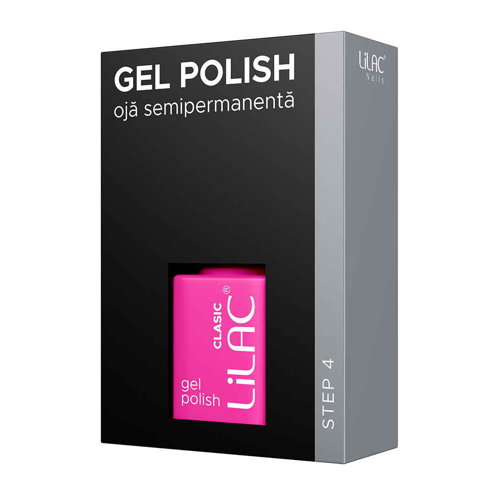 Oja semipermanenta Lilac, colectia Basic colors, 6 g, 08, Pink, [2],https:lilarossa.ro