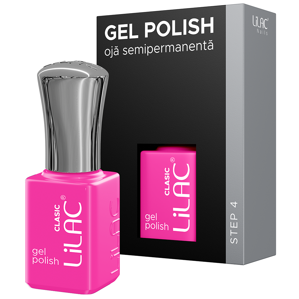 Oja semipermanenta Lilac, colectia Basic colors, 6 g, 08, Pink