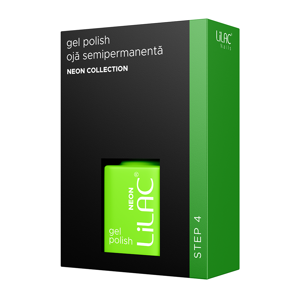 Oja semipermanenta Lilac, colectia Neon colors, 6 g, nuanta 044, [2],https:lilarossa.ro