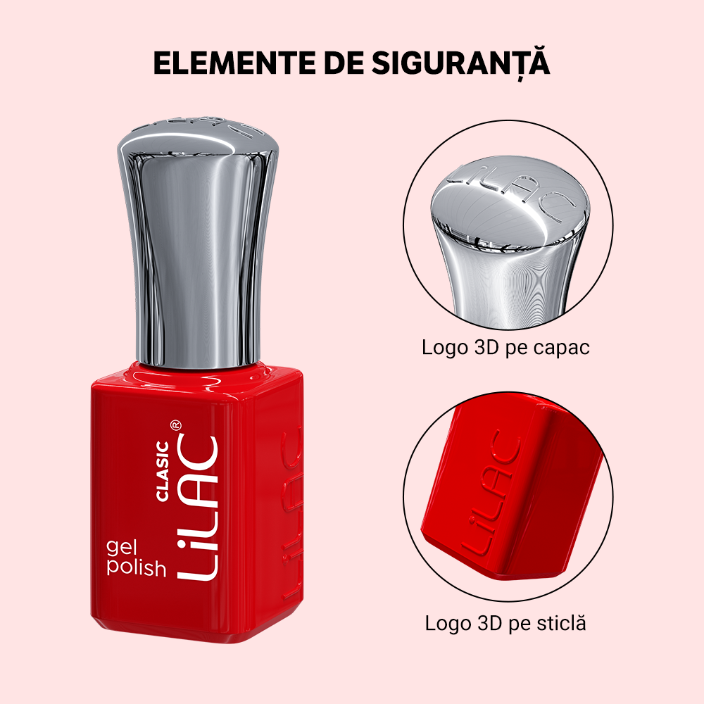 Oja semipermanenta Lilac, colectia Red colors, 6 g, 25, Ruby Red, [6],https:lilarossa.ro