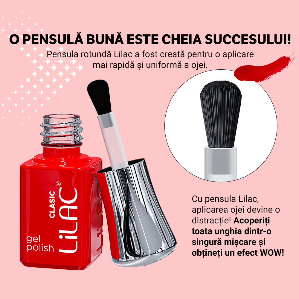 Oja semipermanenta Lilac, colectia Red colors, 6 g, 25, Ruby Red, [9],https:lilarossa.ro