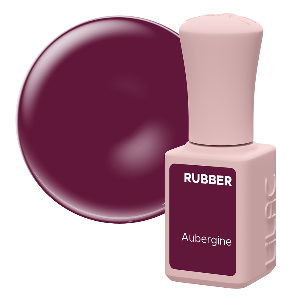 Poze Oja semipermanenta Lilac Rubber Aubergine 6 g