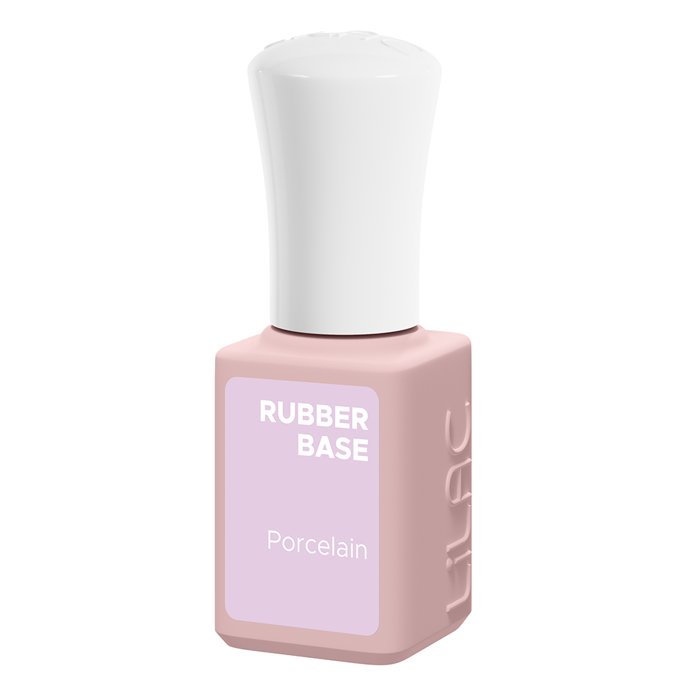 Oja semipermanenta Lilac Rubber Base, Porcelain, 6 g, [3],https:lilarossa.ro