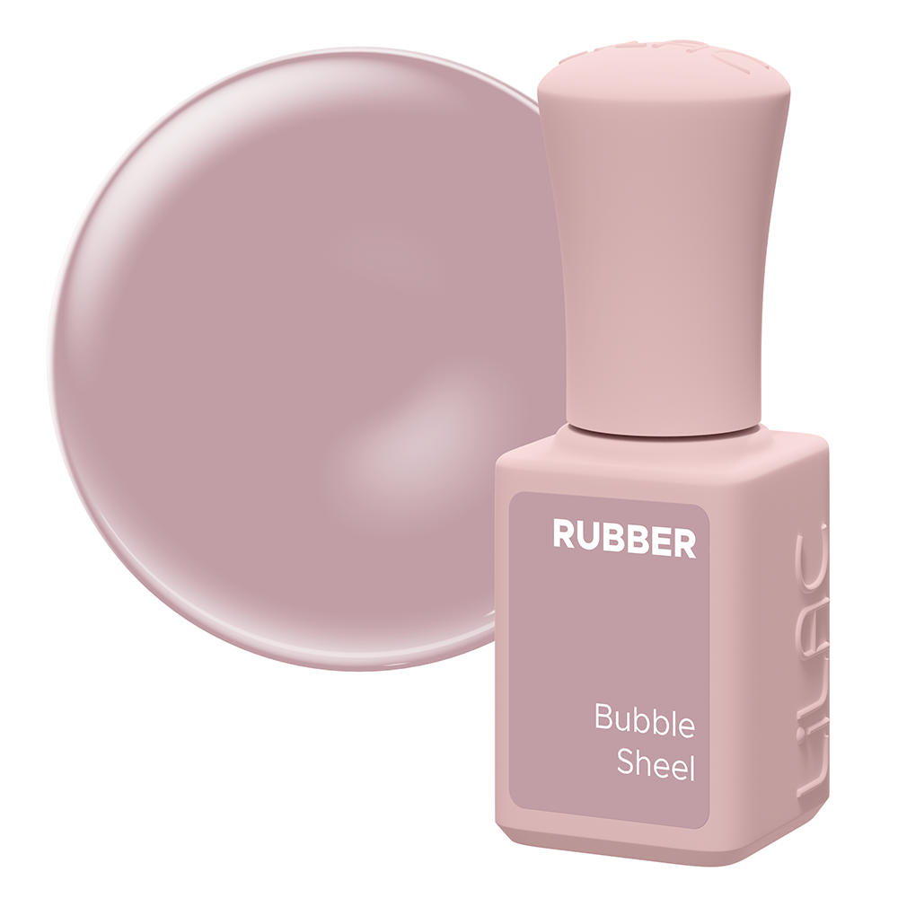Oja semipermanenta Lilac Rubber Bubble Sheel 6 g lila-rossa.ro imagine noua 2022