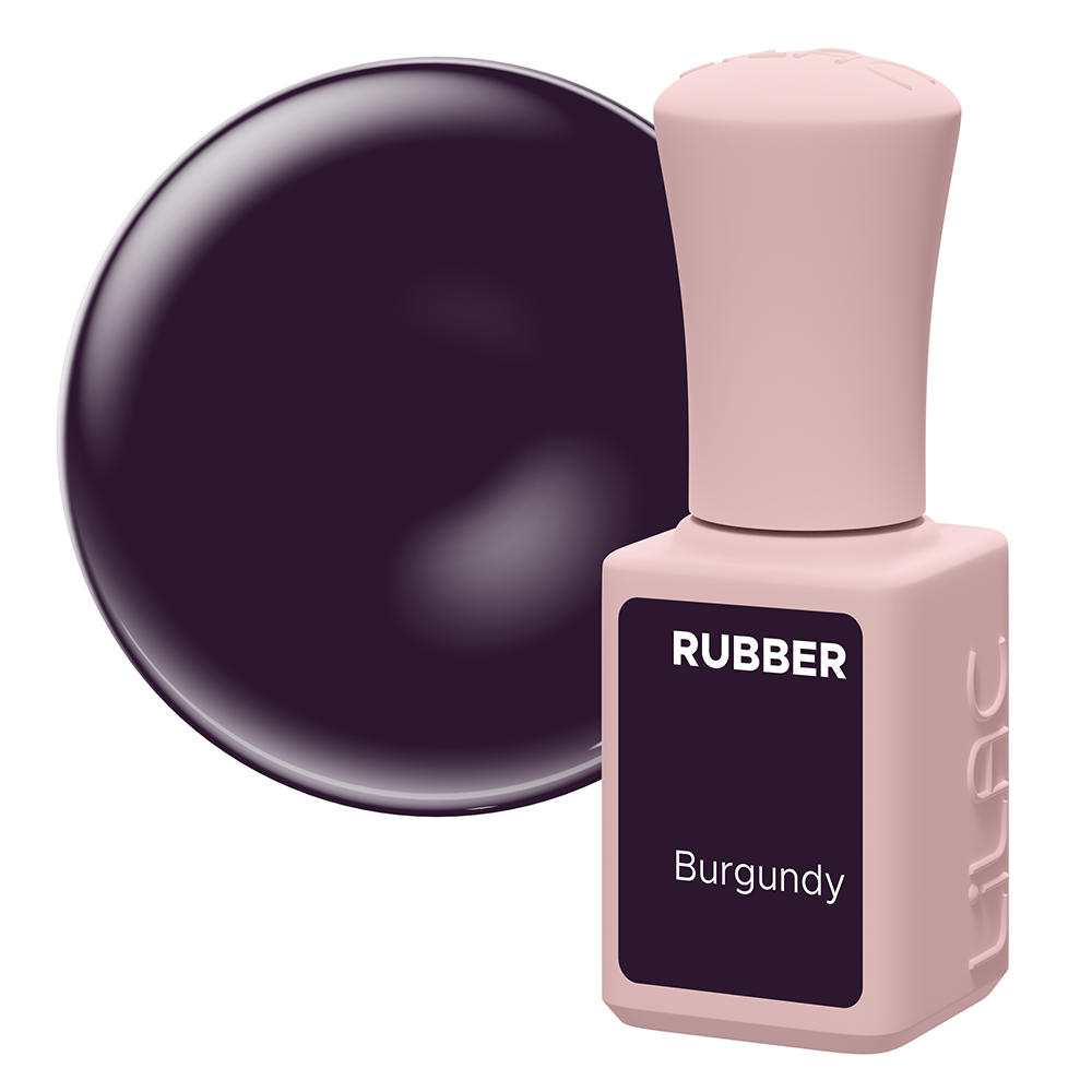Oja semipermanenta Lilac Rubber Burgundy 6 g BURGUNDY