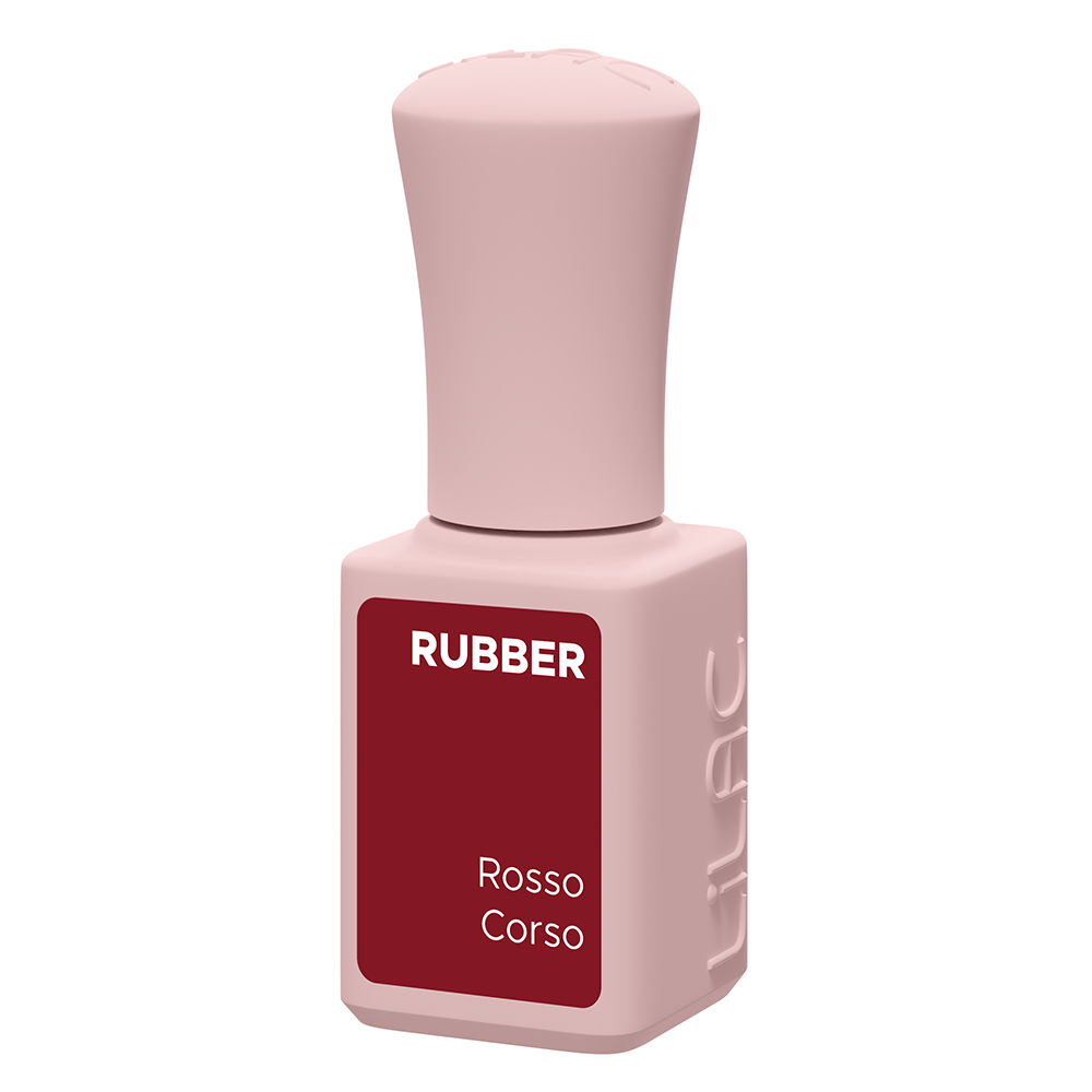 Oja semipermanenta Lilac Rubber Rosso Corso 6 g, [4],https:lilarossa.ro