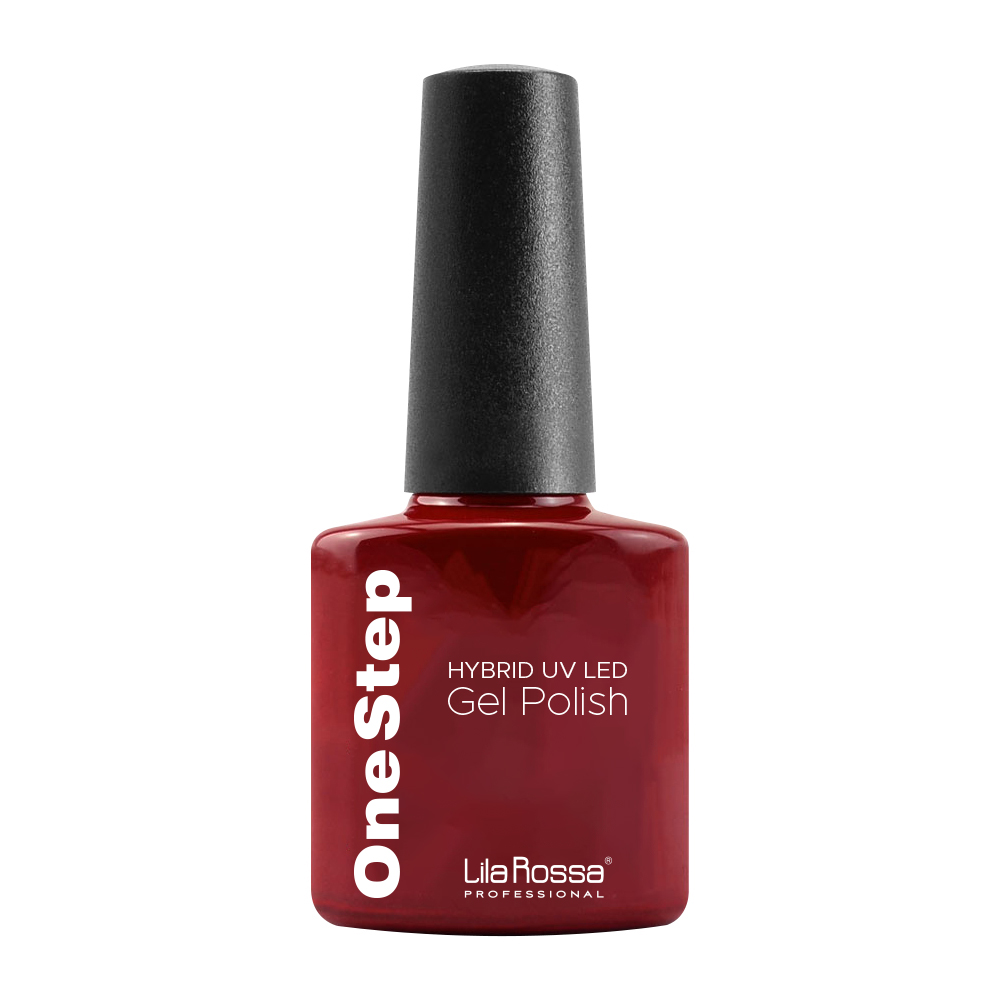 Oja semipermanenta, Lila Rossa, OneStep, 3 in 1, 047 Maroon, 7.3 ml