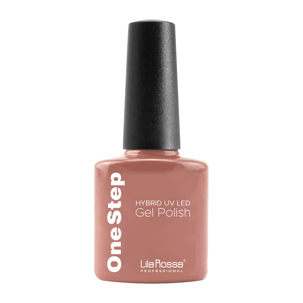 Oja semipermanenta, Lila Rossa, OneStep, 3 in 1, 055 Dark salmon, 7.3 ml