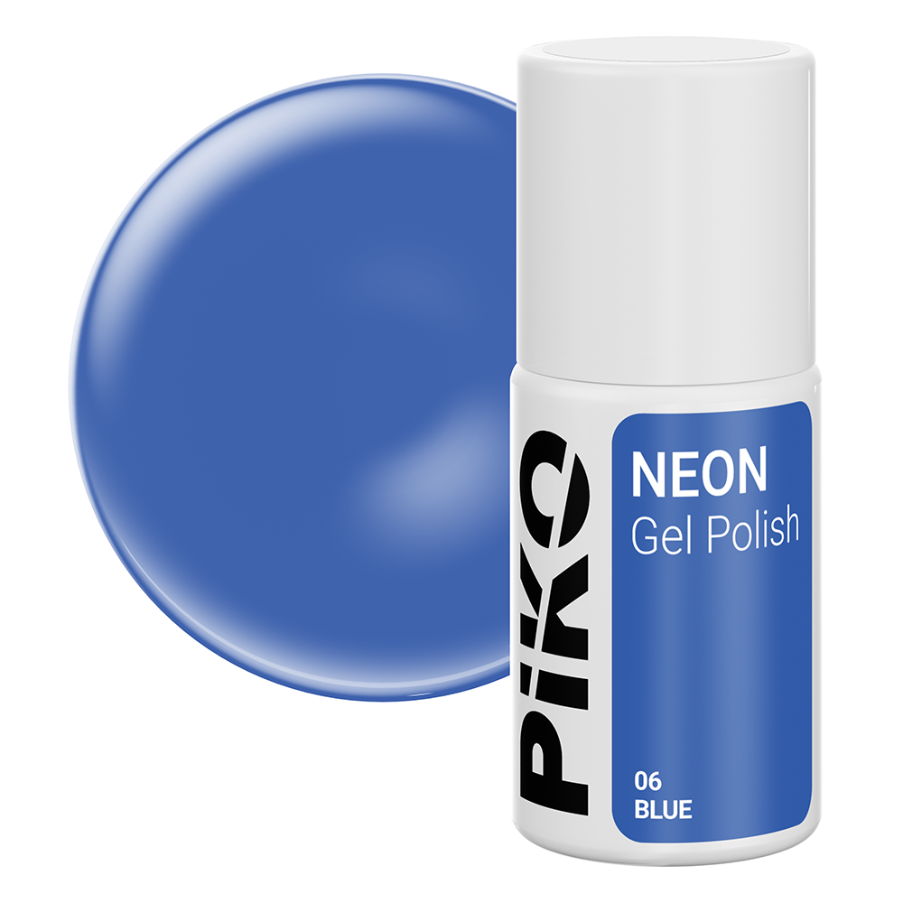 Oja semipermanenta Piko, Neon, 7 g, 06 Albastru