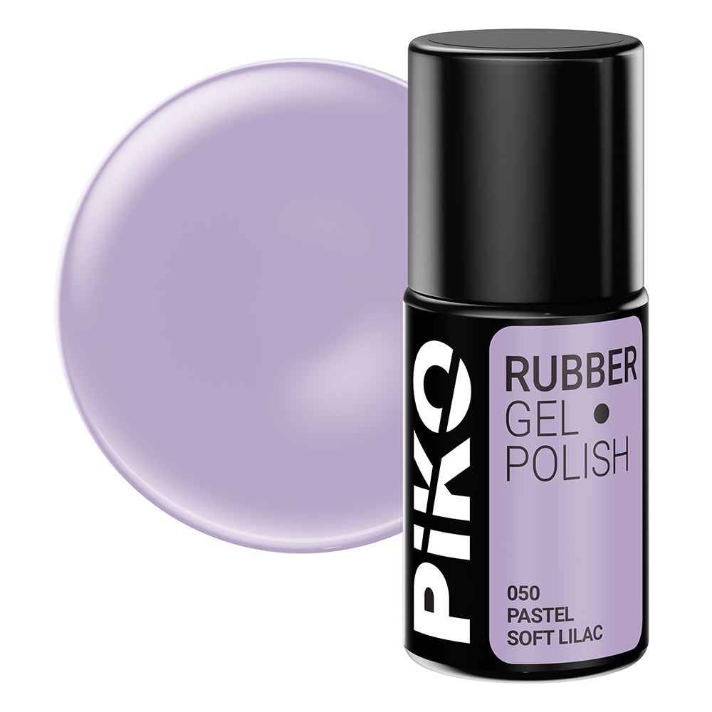 Oja semipermanenta Piko, Rubber, 7 ml, 050 Pastel Soft Lilac 050 imagine pret reduceri