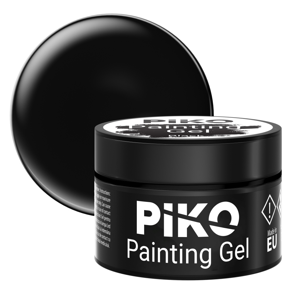 Gel de unghii Piko Painting Gel 01 BLACK 5g Black imagine pret reduceri