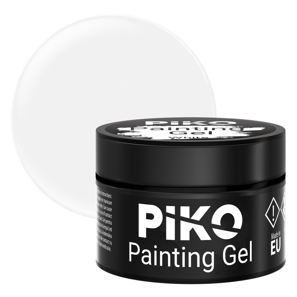 Gel de unghii Piko Painting Gel 02 WHITE 5g lila-rossa.ro imagine noua 2022