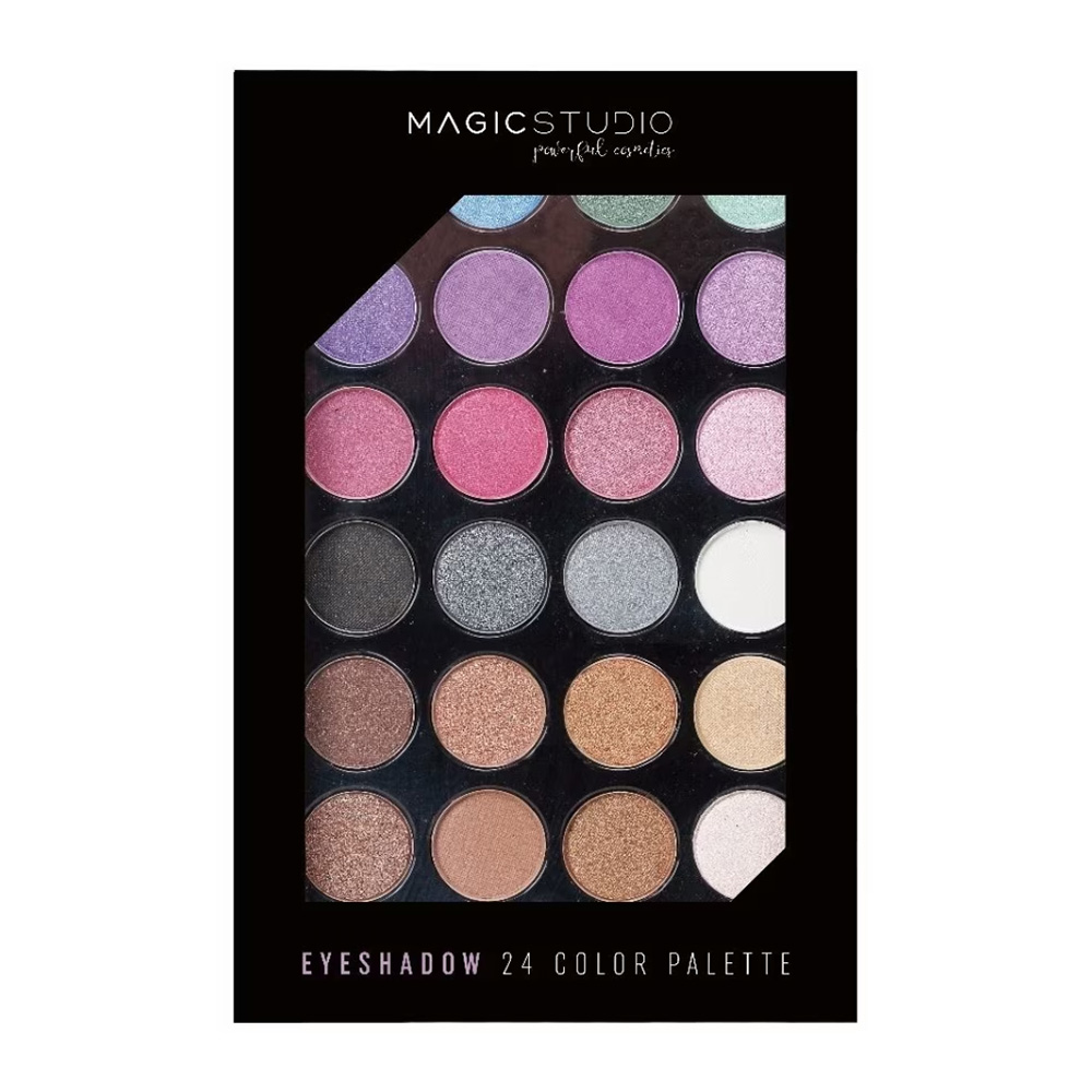 Paleta fard cu 24 culori Magic Studio Eyeshadow Palette lila-rossa.ro imagine noua 2022