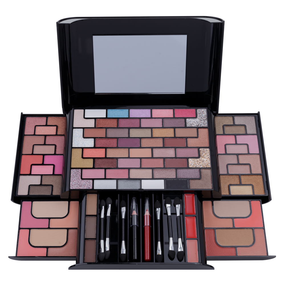 Paleta makeup profesionala Miss Rose, makeup kit, 82 culori, 7002-379 7002-379 imagine noua 2022