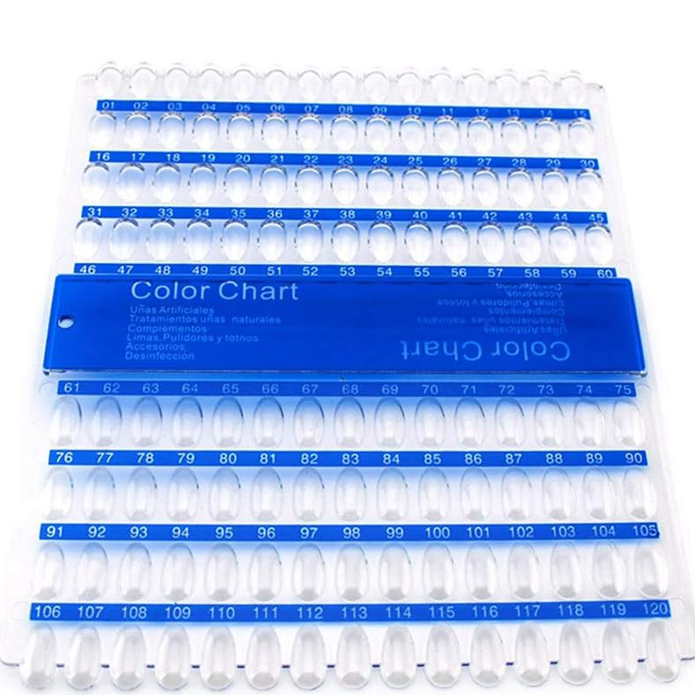 Paletar expunere culori, Display culori, 120 culori, Clear, [5],https:lilarossa.ro