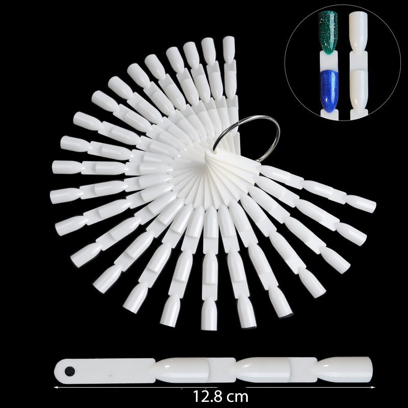 Paletar expunere culori, tipsuri unghii false 50 culori, Natural, [2],https:lilarossa.ro