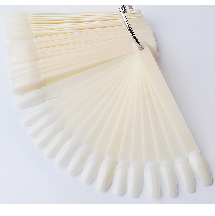 Paletar expunere culori, tipsuri unghii false 50 culori, Natural form, [5],https:lilarossa.ro