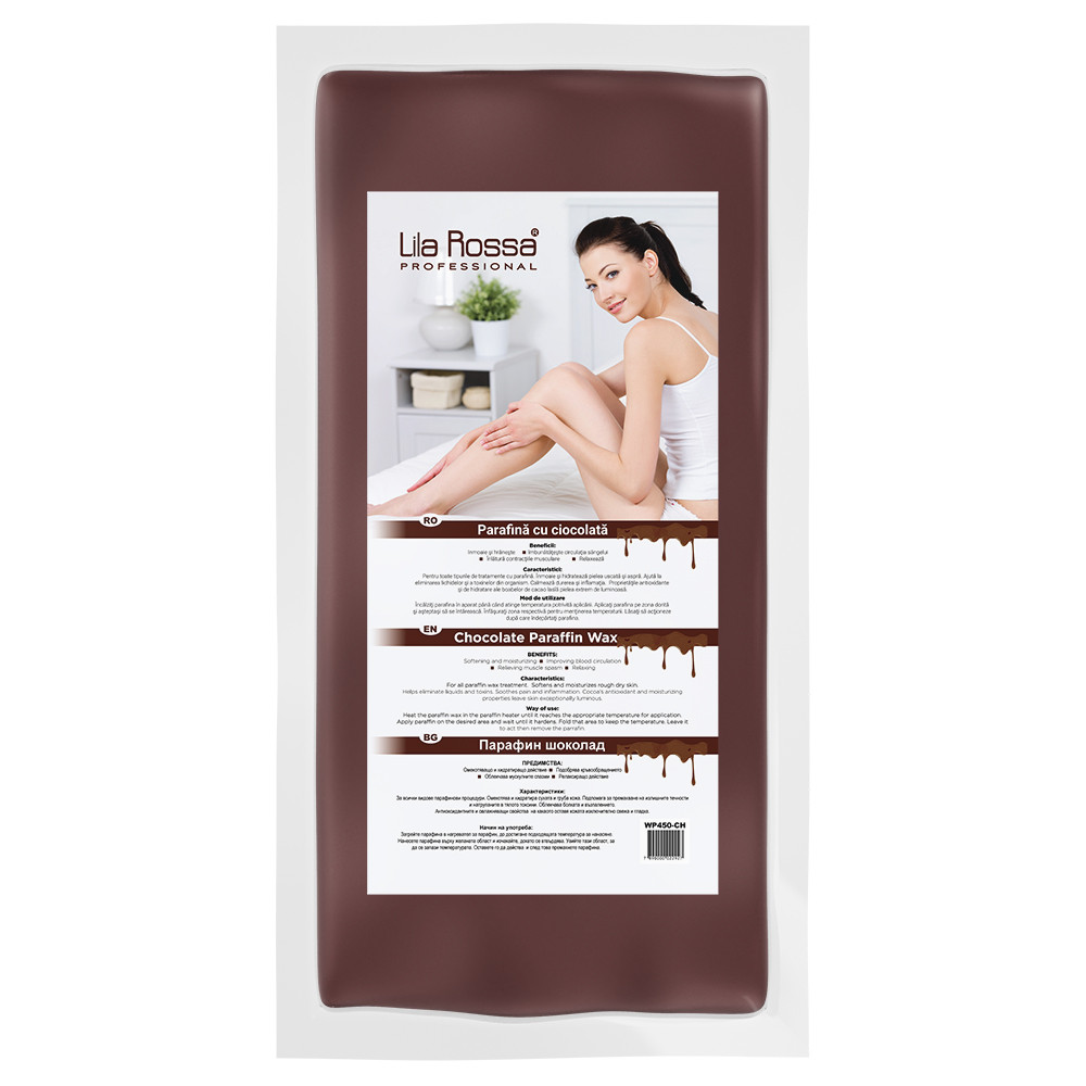 Parafina cosmetica, Lila Rossa, cu aroma de ciocolata, 450 g Lila Rossa imagine noua 2022