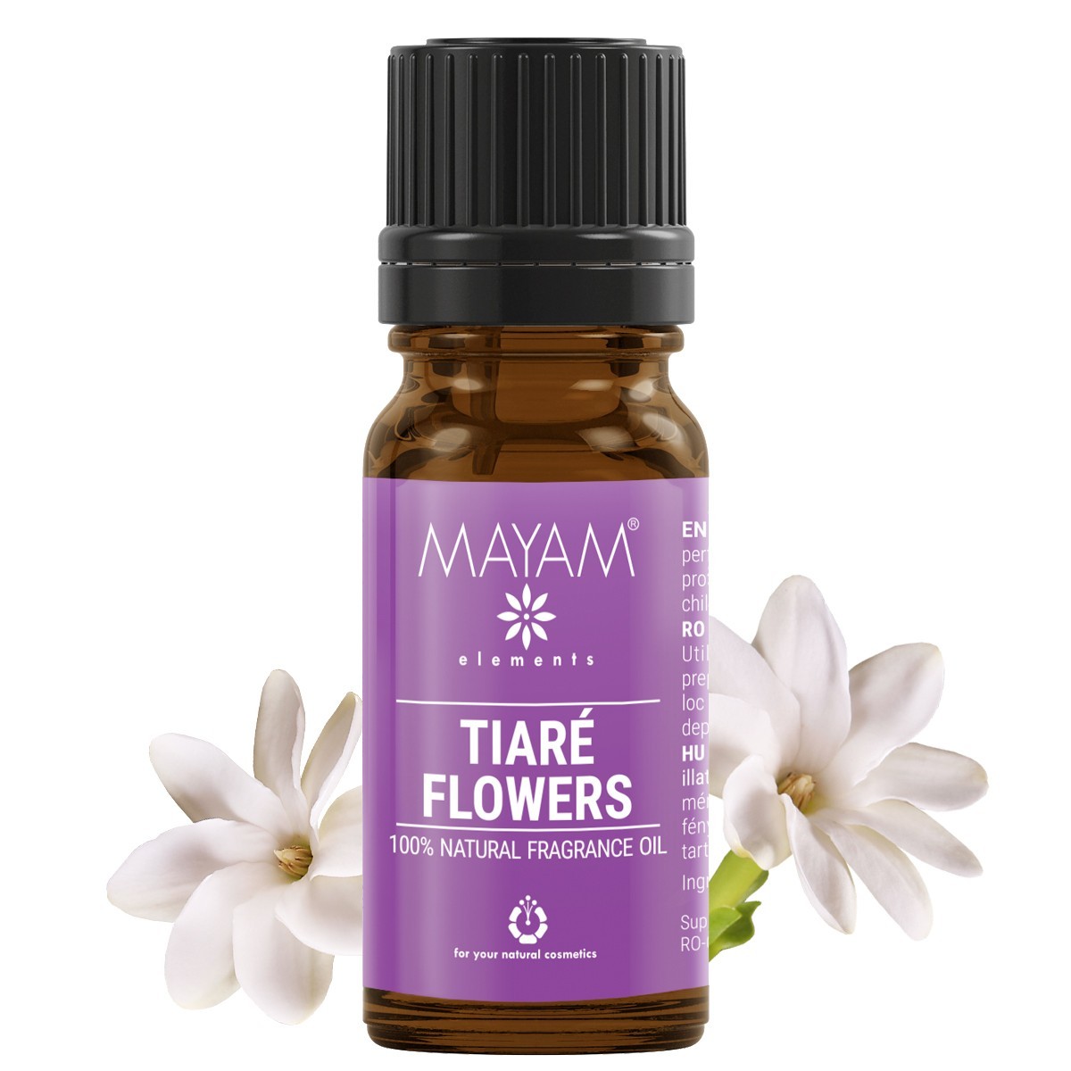 Parfumant natural Elemental, Flori de Tiare, 10 ml, [2],lilarossa.ro