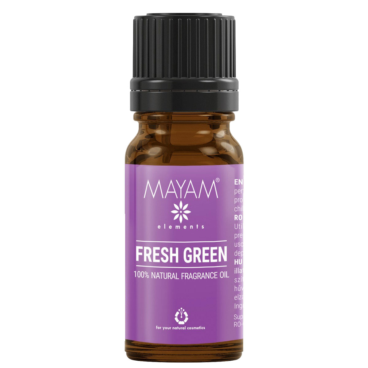 Parfumant natural Elemental, Fresh Green, 10 ml lila-rossa.ro imagine noua 2022