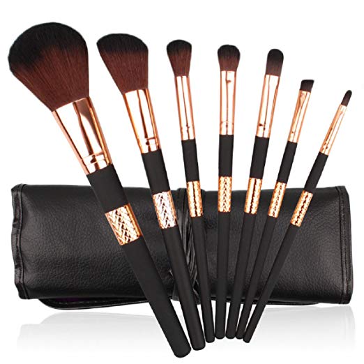 Pensule mu set 7 maner gold + negru mat