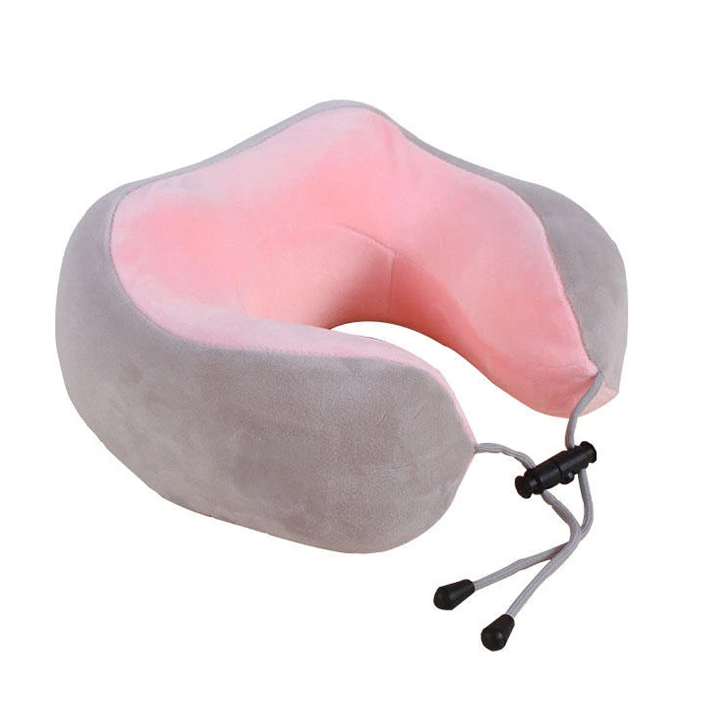 Perna de masaj electrica Lila Care, in forma de U, suport cervical, terapie magnetica, Gri/Roz, [3],https:lilarossa.ro