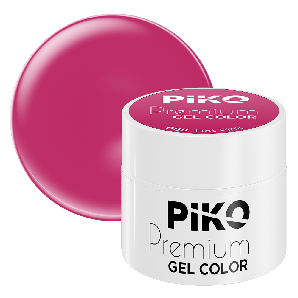 Gel color Piko, Premium, 5g, 058 Hot Pink
