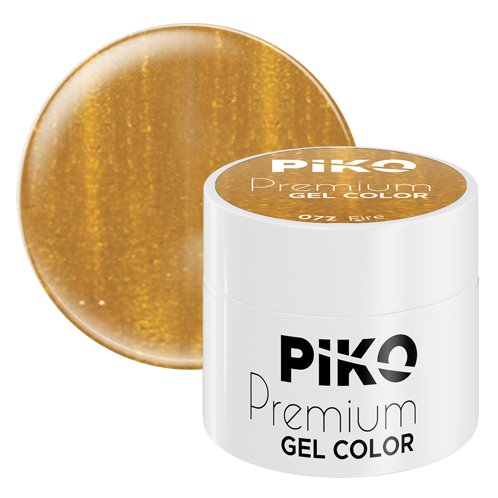 Gel color Piko, Premium, 5g, 077 Fire 077 imagine noua 2022