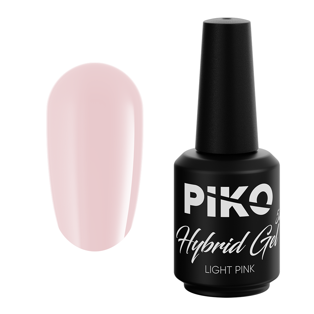 Base coat Piko, Hybrid gel 5in1, Light Pink, 15 ml lila-rossa.ro imagine noua 2022