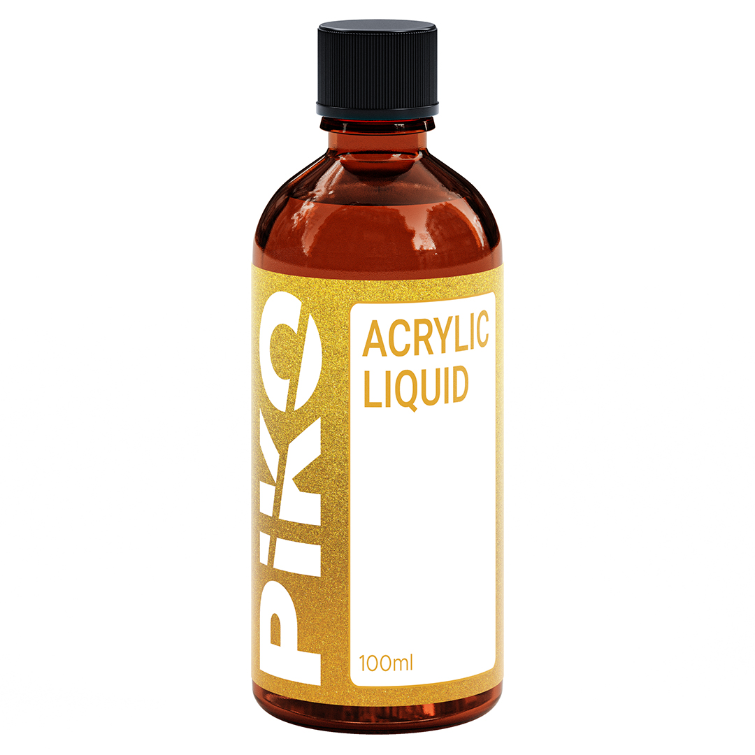 Lichid acrilic Piko, 100 ml, solutie profesionala pentru pudra acrilica
