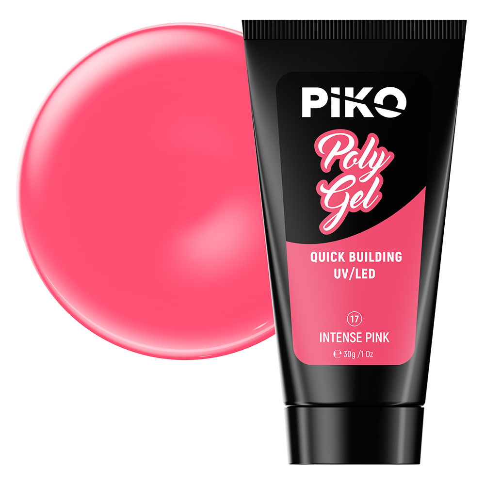 Polygel color, Piko, 30 g, 17 Intense Pink