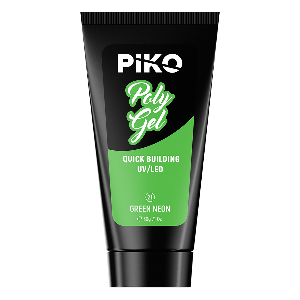 Polygel color, Piko, 30 g, 21 Green Neon, [3],https:lilarossa.ro